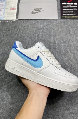 Giày Nike AF1 trắng xanh dương rep 1:1