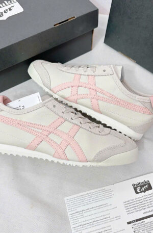 Giày Onitsuka Tiger siêu cấp trắng hồng