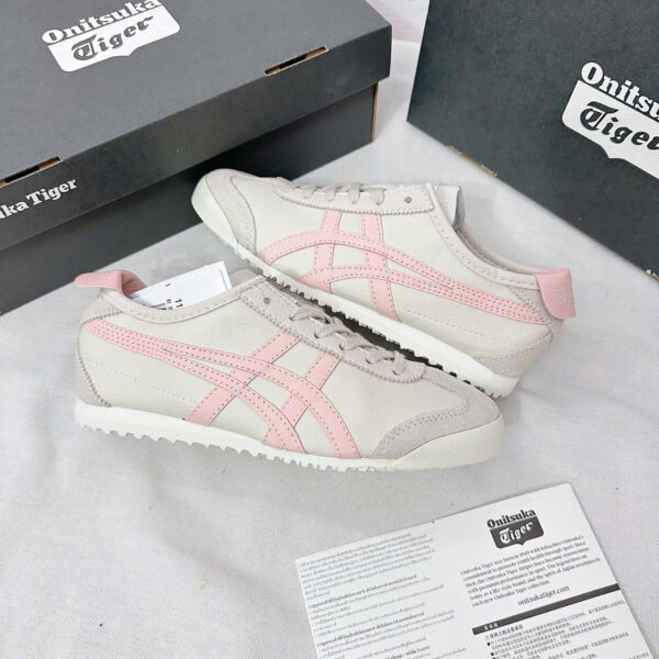 Giày Onitsuka Tiger siêu cấp trắng hồng